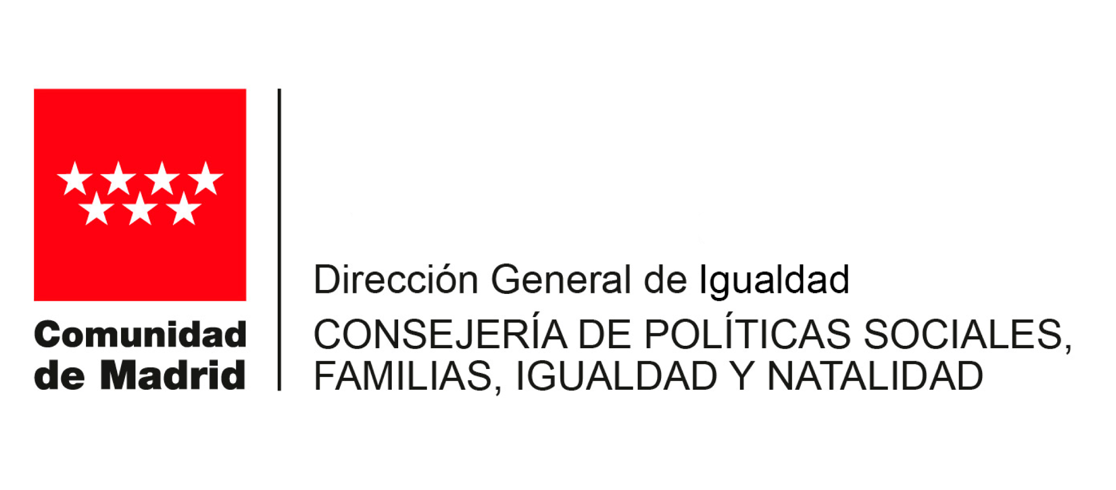 Logo Comunidad de Madrid - DG Igualdad